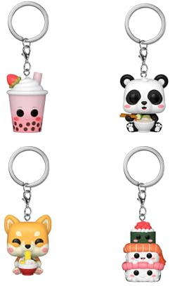 Funko Pop! Keychain: Foods - Boba Tea | Merchandising Oficial de Owned IP - Llavero Mini Figura para Llaves, Bolsos y Mochilas - Regalo Original para Fans