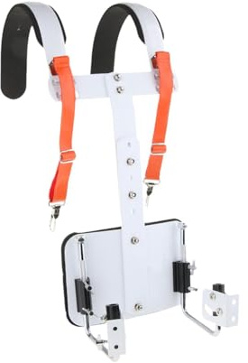 F Fityle Marching Band Snare Drum Harness, Bass Drum Schultergurt Harness, bequeme Schulterpolster, Snare Drum Carrier für Freunde, Orange