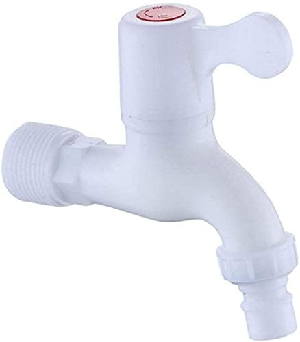 Küchenspülenarmaturen Wasserhahn 4 Punkte 6 Punkte PVC-Kunststoffhahn Waschhahn Außenbaustelle Umweltschutzhahn in der Wandarmatur