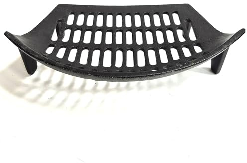 16 Inch Curved Fire Grate 4 Legs - Cast Iron