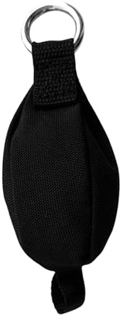 Qsvbeeqj Kletterseil, Arbeits-Überwurf, Gewichtstasche, strapazierfähig, Baumkletterseile, Outdoor-Zubehör, robuste Baumpfleger-Tasche, Schwarz , Einheitsgröße
