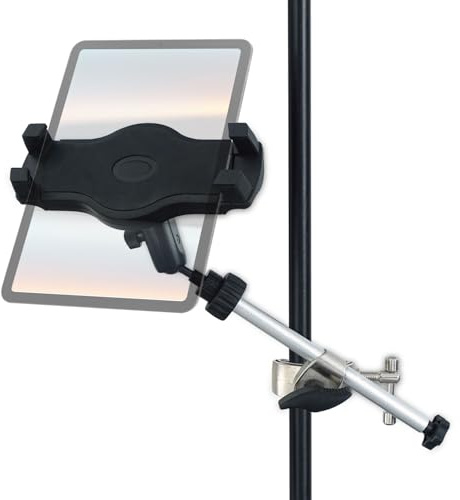 keepdrum Supporto per tablet IS803 con morsetto per treppiedi e piani da tavolo