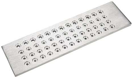 Qomcsrl Placa de Trefilado de Alambre de Carburo de Tungsteno con 52 Orificios Redondos de 0,26 A 4,10 mm para Fabricación de Joyas