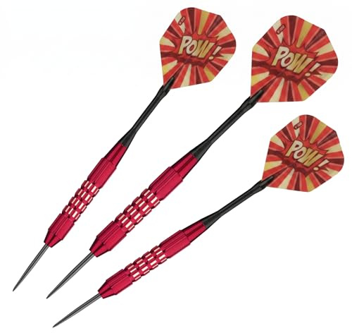 Viper by GLD Products Comix Steel Tip Darts: POW (Red), 22 Grams,One Size,22-1503-22