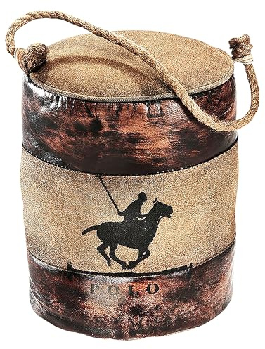 Kobolo Türstopper RUSTIKAL mit Griff aus Canvas und Leder von kobolo