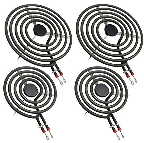 【2026 UPGRADED】 MP22YA Electric Range Burner Element Unit Set - Replacement for Ken-more Whirlpool May-tag Hardwick Norge Ranges/Stoves - Include 2 pcs MP15YA 6 and 2 pcs MP21YA 8 by Beaquicy
