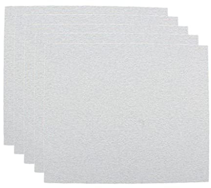 F Fityle 5pcs Wet and Dry Sandpaper Assorted 120/150/180/240/320/400/600/800/1000 Grit for Automotive Sanding, White, 120 Grit