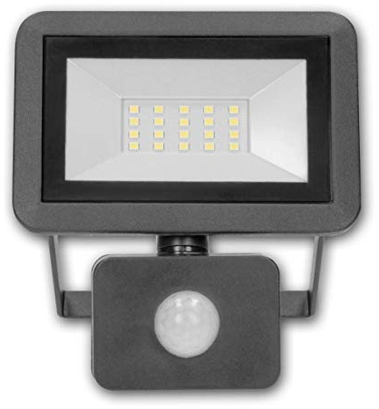 world-trading-net - Mini projecteur LED BULLED PIR 20W, projecteur LED haute puissance avec détecteur de mouvement, pour l'intérieur et l'extérieur