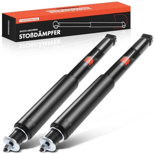 Frankberg 2x Stossdämpfer Stoßdämpfer Hinten Links Rechts 510mm Gasdruck | Kompatibel mit 124 Coupe C124 124 Stufenheck W124 190 W201 Replace# 43057,106878