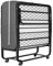 DICTAC Klappbett 90x200 cm Erwachsene Gästebett Klappbar mit ca.13CM Dicke Gedächtnisschaum Matratze Faltbare Metallbett stabil Mit Rollen leicht zu tragen und Zusammenzubauen bis 200kg belastbar
