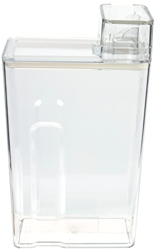Angoily Refillable Laundry Powder Bottle Transparente Aufbewahrungsbox Für Waschmittel Große Kapazität Praktisch Und Luftdicht Für Zuhause Und Wäschebereich