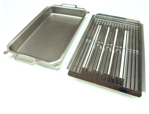 BSR-Grillen Kombi-Set mit Passender Flammabdeckung | Ideal für Gleichzeitiges Grillen und Braten