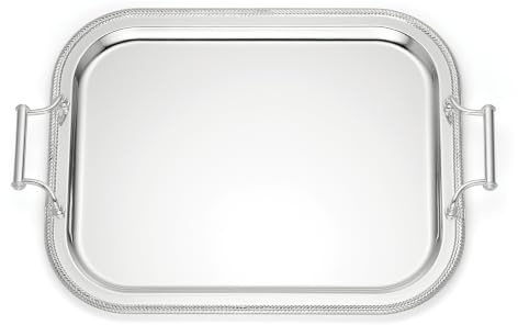 Reed And Barton 896102 Rectangle Silverplate Tray With Handles