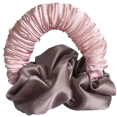 Lazy Sleeping Heatless Hair Curler Heatless Comfortable Curling Hair Scrunchies Soft Beautiful No Heat Ponytail Hairband Hair Curler for Long Hair Overnight