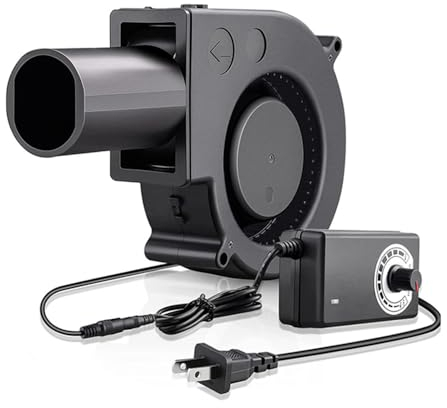 Turbina soplador equipado con salida de aire, horno de barbacoa, estufa de leña, horno de aceite usado, lata de ventilador regulador de velocidad