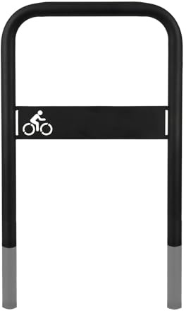 MORIA DESIGN Fahrradständer Bodenparker 110 x 60 cm für 2 Fahrräder | Mountainbike, MTB, E-Bike, 2 Fahrräder, Fahrradanlehnbügel, galvanisiert, pulverbeschichtet, Bodenparker, Garage, Garten