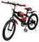 MIIWWOWO Fahrräder für Kinder im Alter von 9-12 Jahren 20 Zoll Kinder Mountainbike 7-Gang Kinderfahrrad Fahrrad mit Schutzblechen Federgabel Carbonstahl Höhenverstellbar (Rot)