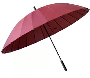 GAOJUNAN Regenschirm Sturmfest Regenschirm Langer Griff Regen Damen Herren Golfschirm Windfester Regenschirm Für 1-3 Personen Umbrella Schirm(C)