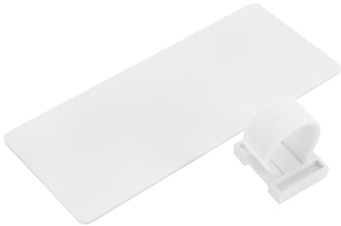 Levemolo Acryl Mikrofon Logo Station Leer 18x7,5cm Tragbar Für Handmikrofone Mit Interview Moderation Zubehör
