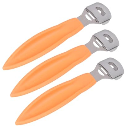 Healeved 3piezas Raspador Callos Pedicura Pies Cuchilla Pies Durezas Mango Antideslizante