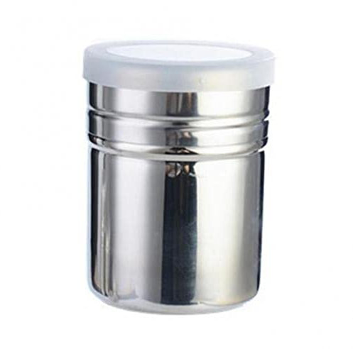 CHFYIJYHM ,Sifter Stainless Chocolate Shaker Cocoa Flour Icing Sugar Powder Coffee Sprinkler Fancy Fine Screen Barrel Cinnamon Powder Sieve