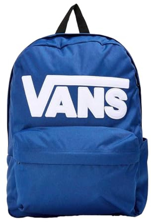 VANS Mochila Azul Old Skool Drop V - Diseño Icónico, Espaciosa y Duradera