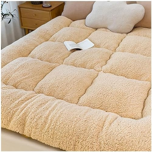 Colchón de futón grueso japonés, tapete plegable para el hogar, dormitorio, camping, cama de invitados (color: D Tamaño: 180 x 200 cm)
