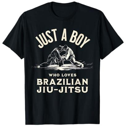 Solo un niño Que ama el Jiu-Jitsu brasileño - Artes Marciales Camiseta