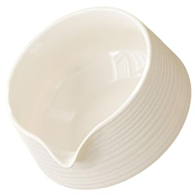 Tazón clásico blanco Matcha de 500 ml Artesanía de cerámica de primera calidad Vajilla para amantes del té de cocina moderna para el hogar tazón de oficina