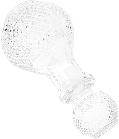 TOYZFRIENDY Vetro Decanter Trasparente Dispenser Per Liquori Decanter Per Vino e Whisky Bottiglia Di Vetro Per Liquori Design Artistico Semplice e Raffinato