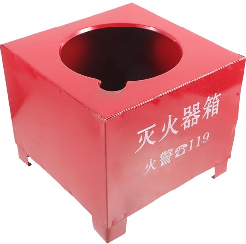 Mikinona Base per Estintore in Ferro Rosso 2-4kg Staffa di Montaggio Resistente e Design Elegante per Sicurezza Casa e Vacanze