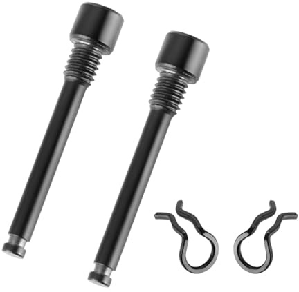 calipers Bolt Screws - 34g Brake calipers Bolt | titaniumss Alloy Pin Circlips | M4 Bicycle Disc Brake Screws | For Bicycle Pad, Disc Pin Axles For Disk Compatible With Threaded Hydraulic shimanoss
