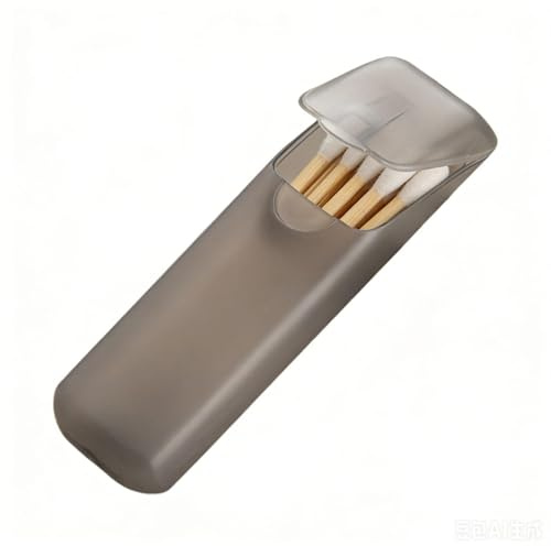 Tandpetarhållare och dispenser 4-pack Resesmidigt Organiseringsetui | Tandtrådshållare för badrum, handfat, badrumskommod, spa, , lägenhet, resor, bil, hotell, kontor, camping, husbil, väska