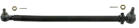 febi bilstein 28146 Lenkstange mit Kronenmuttern und Splinten, vom Lenkgetriebe zur 1. Vorderachse, 1 Stück