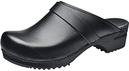 Sanita Wood Rita Open, Damen Clogs, Schwarz (Black 2), 38 EU (5 UK)