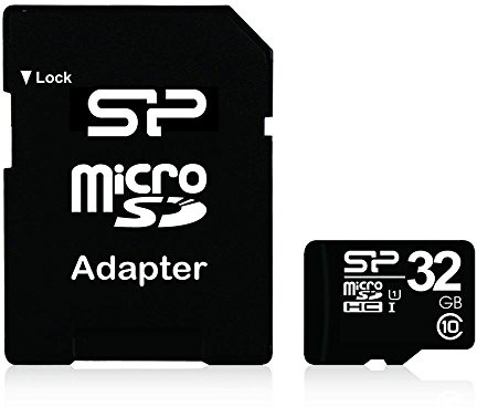 Silicon Power Tarjeta de memoria MicroSD SDHC 32 GB, Clase 10, con Adaptador, hasta 40 MB/s Lectura