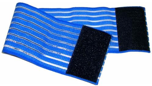 Fiab Fasce elastiche universali per elettrodi, riutilizzabili, 100x8 cm, blu, 28323