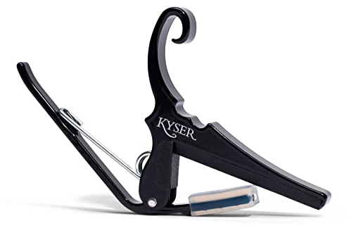 Kyser Schnellwechsel-Kapodaster für konzertgitarren/flamenco-gitarren, Schwarz, KGCB