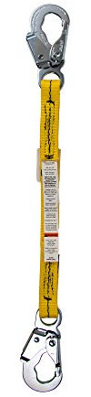 Guardian Fall Protection 01260 4-Foot Single Leg Non-Shock Absorbing Lanyard