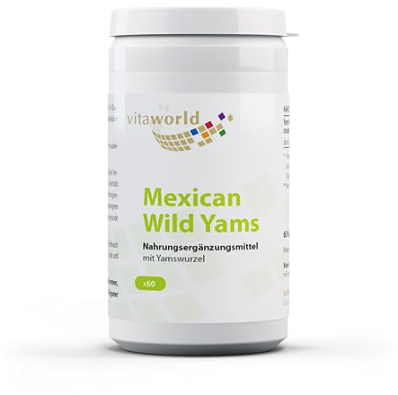 3er Pack Vita World Mexican Wild Yams 500mg 3 x 60 Kapseln Apotheken Herstellung Vegan