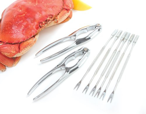 Norpro 8-teilig Meeresfrüchte Set, Silber