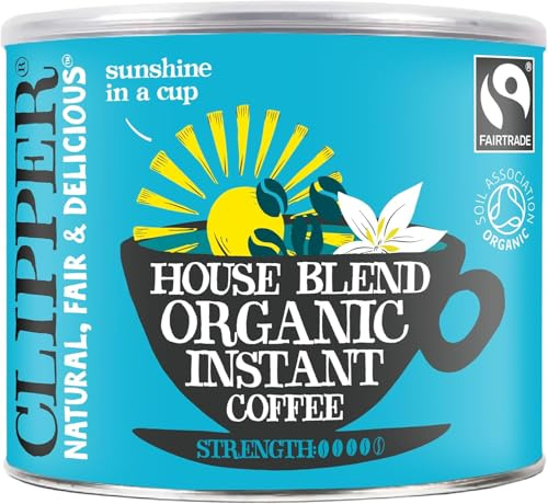 Clipper Organic Medium Roast Arabica Instant Coffee, 500 g Refill, Fairtrade, Sustainable