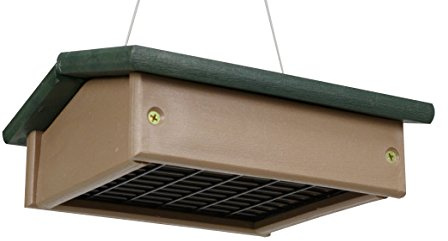Songbird Essentials liten jägare drivved upp och ner suet fågelmatare (SERUBSUDF100HD)