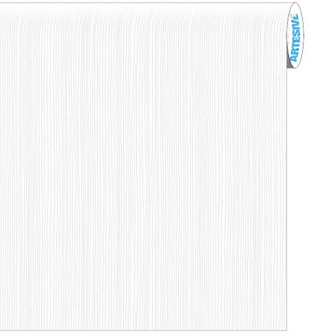 ARTESIVE WD-065 Legno Bianco larg. 90 cm AL METRO LINEARE - Pellicola Adesiva effetto legno per decorazione interni, rinnovare mobili, porte e oggetti di casa