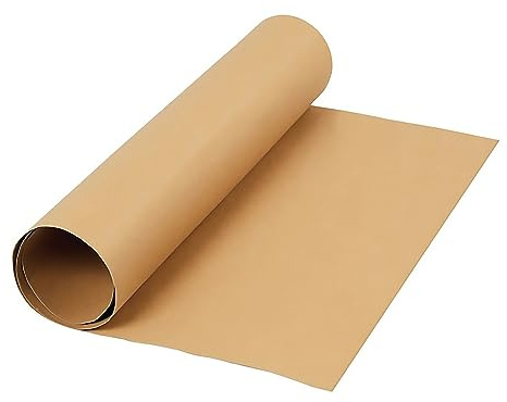 Kunstleder Papier, B: 50 cm, Stärke 0,55 mm, hellbraun, 1 m