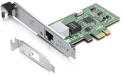 H!Fiber.com 1.25G Ethernet network card,RJ45 NIC,1.25GbE CNA,with Intel 82574 Chip,support Windows Server/Linux/VMware (not support X11, MAC)