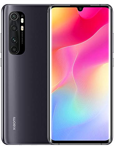 Mi Note 10 Lite Smartphone - 6.47″ 3D Curved AMOLED Display RAM 6GB ROM 128GBAI Quad Caméra Qualcomm® Snapdragon™ 730G Processor 5260 mAh typ NFC Noir [Version Globale]