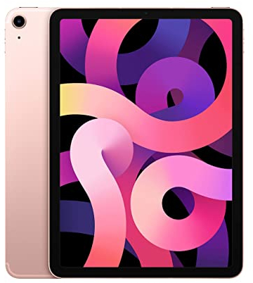 2020 Apple iPad Air (10.9-zoll, Wi-Fi + Zellular, 64GB) Roségold (Generalüberholt)