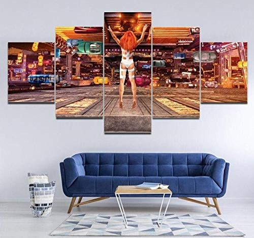 104Tdfc 5 Bilder Leinwanddrucke wandbild 5 teilig Leinwandbild Science-Fiction-Film 200X100cm 5 TLG Kunstdrucke Skulpturen Küche Haushalt Möbel Wohnaccessoires