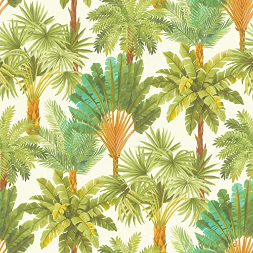 Rasch paperhangings Non Woven Wallpaper (Botanical) Green 10,05 m x 0,53 m Selection Vinyl/Vlies 478235